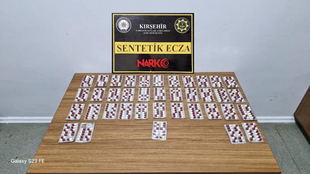 Kırşehir’de Uyuşturucu Operasyonu: 527 Sentetik Hap Ele Geçirildi
