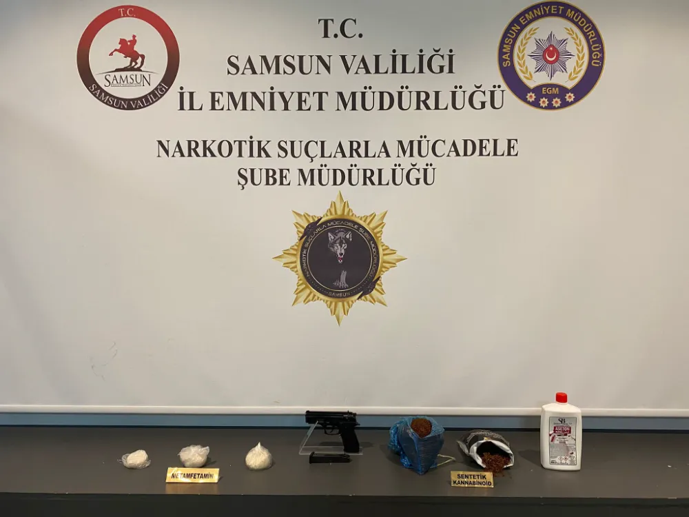 Samsun’da Çatı Katına Uyuşturucu Operasyonu: 1 Gözaltı
