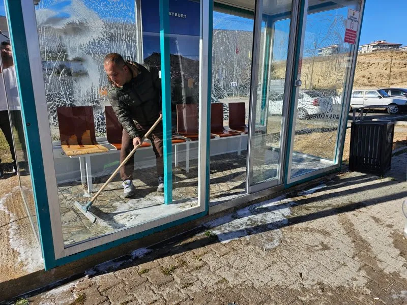 Bayburt Belediyesi Kış Öncesi Bakım Çalışmalarını Sürdürüyor