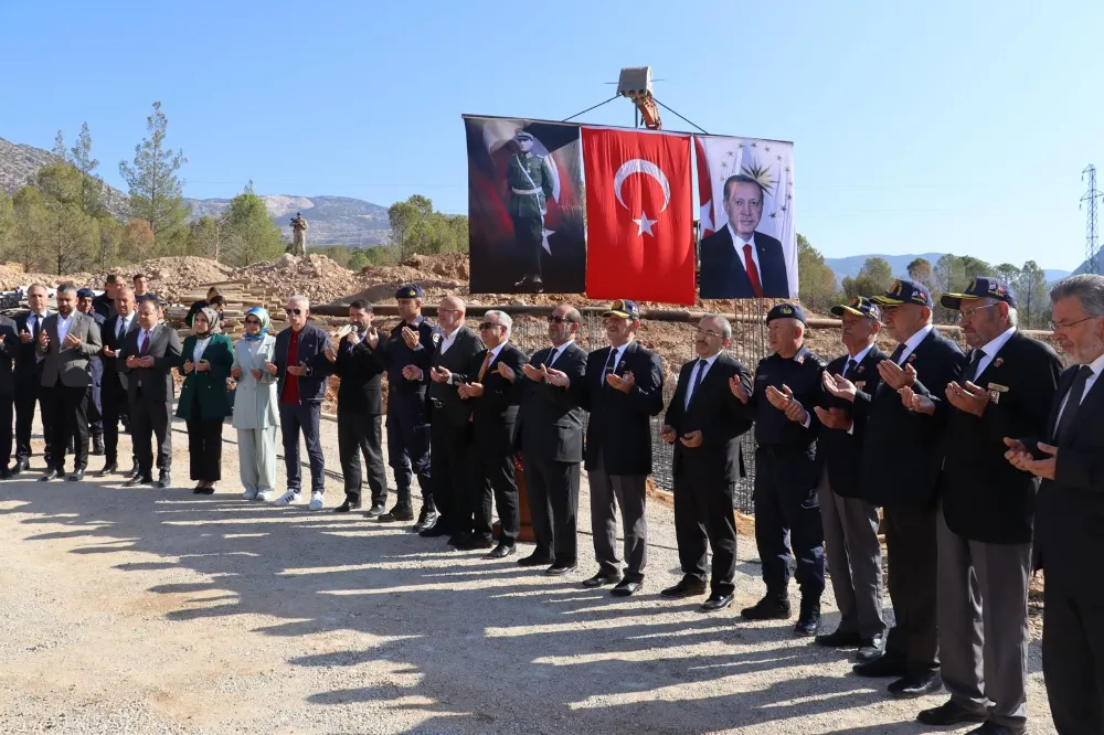 Bucakkışla’da jandarma karakolu hizmet binasının temeli törenle atıldı