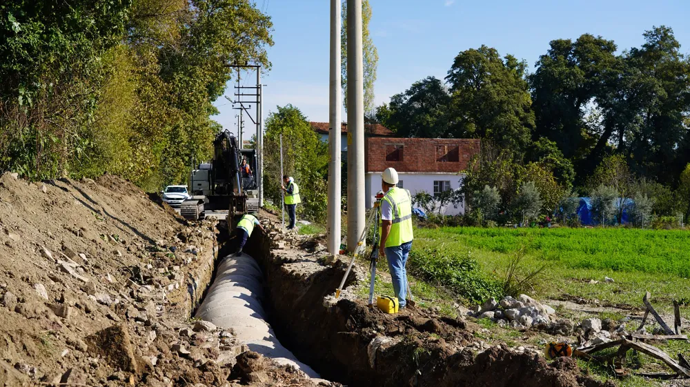 MUSKİ, Köyceğiz Zeytinalanı’nda yağmur suyu taşkınlarının önüne geçiyor