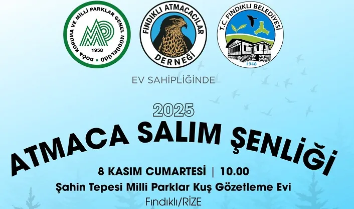 Fındıklı’da Doğaya Atmaca Salım Şenliği 8 Kasım’da Yapılacak