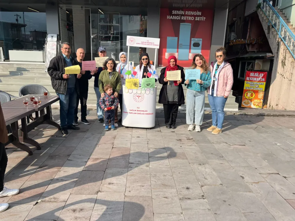 Hopa’da Organ Bağışı Haftası Kapsamında Bilgilendirme Standı Açıldı