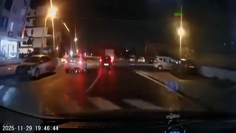 Çerkezköy’de Trafikte Tehlikeli Kovalamaca Araç Kamerasına Yansıdı