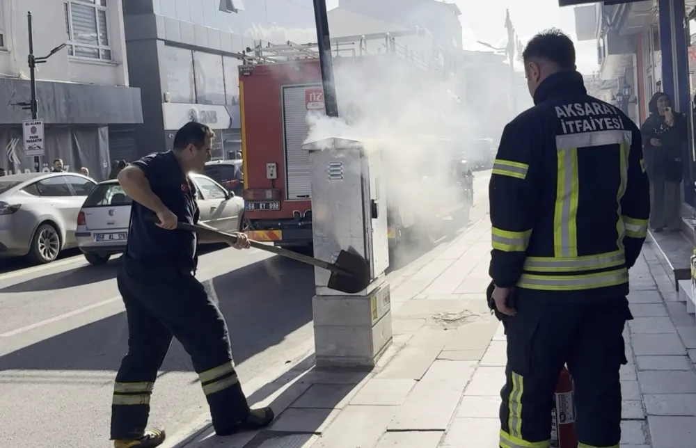 “Aksaray’da Elektrik Panosunda Çıkan Yangın Paniğe Neden Oldu”