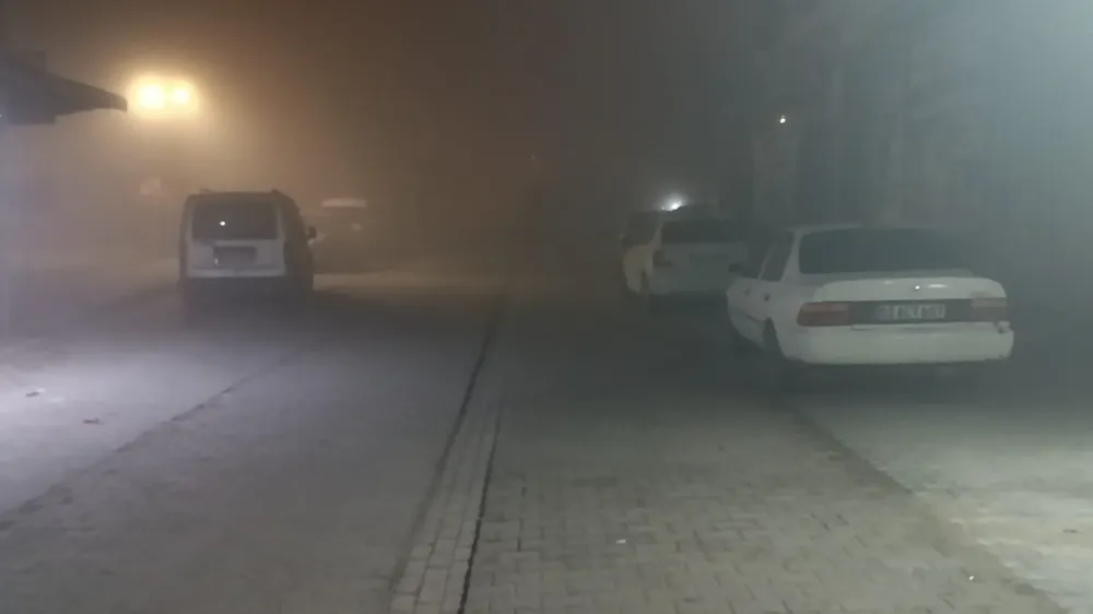 Şanlıurfa’yı Gece Boyu Yoğun Sis Sardı