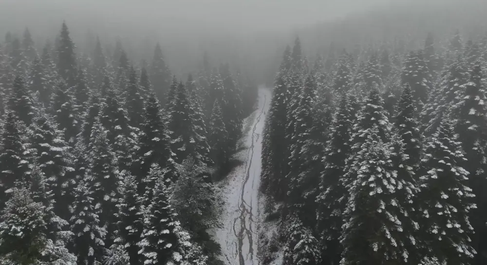 Karabük’te yüksek kesimler beyaz örtüyle kaplandı