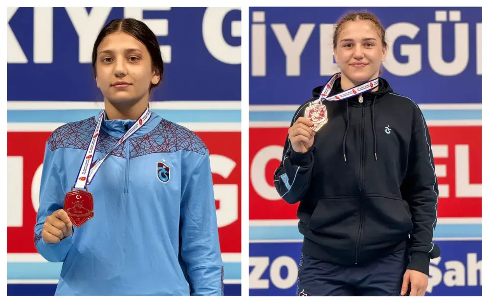 Trabzonlu Güreşçiler Gaziantep’ten Altın ve Bronz Madalya ile Döndü