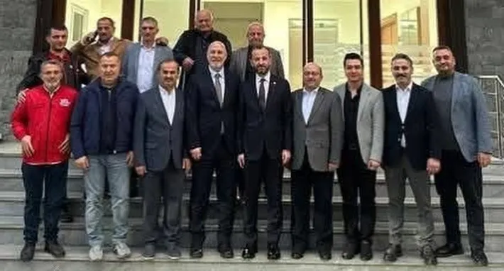 AK Parti Heyetinden Büyükköy Belediyesine Ziyaret