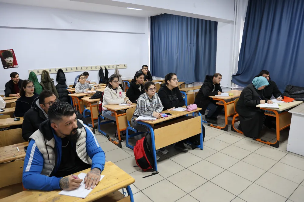 Kırşehir’de 74 engelli vatandaş KPSS hayaline hazırlanıyor