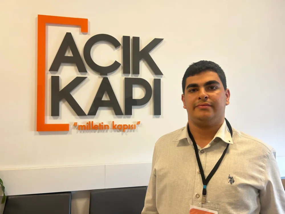 Zihinsel engelli Eymen’in memur olma hayali valilikte gerçek oldu