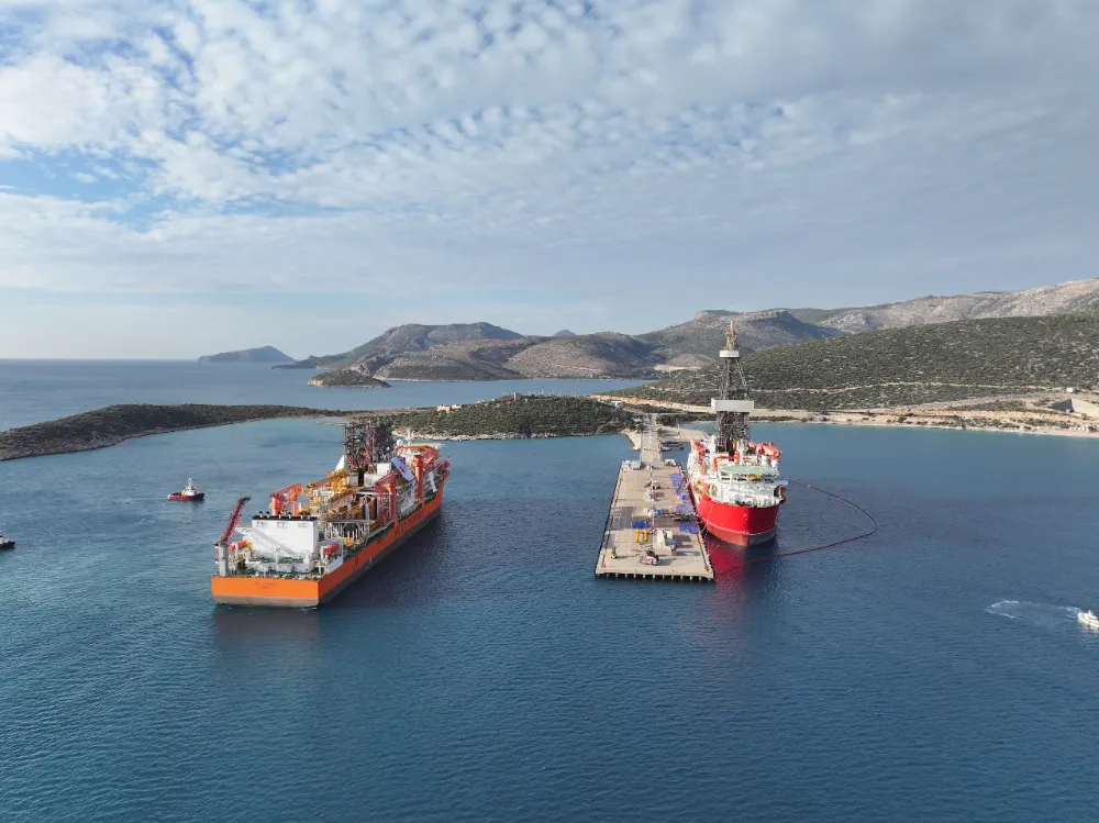 Türkiye’nin 6. sondaj gemisi Taşucu Limanı’na ulaştı