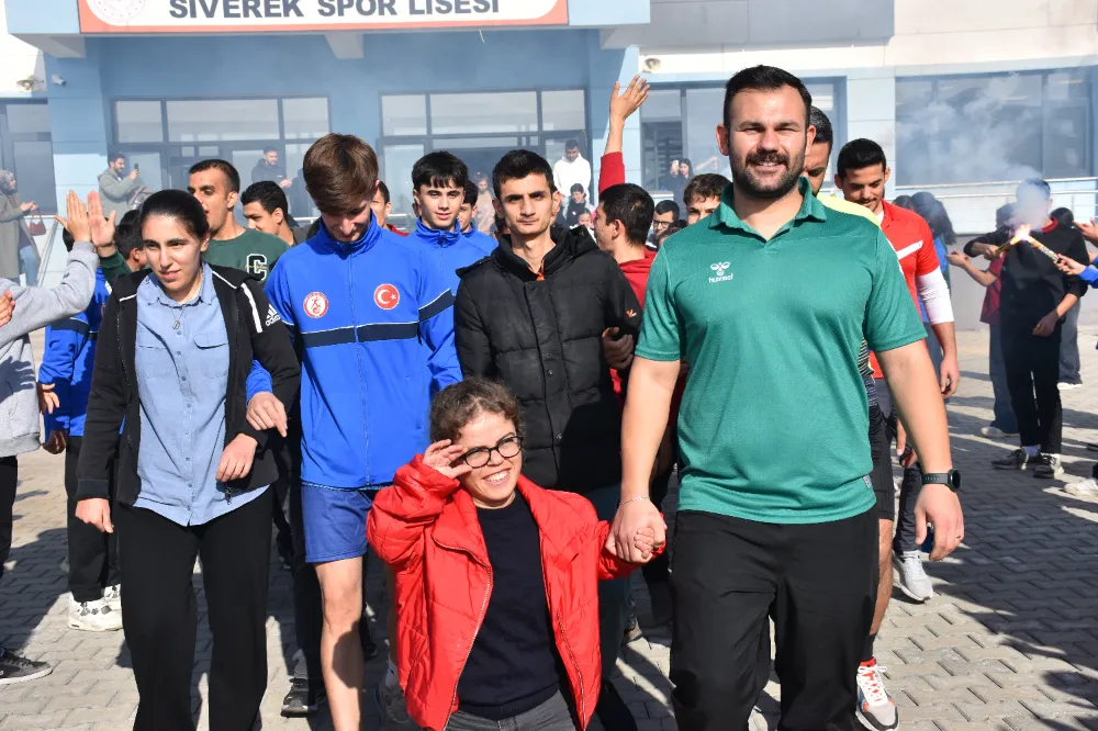 Siverek’te Spor Lisesi Öğrencilerinden Engelli Öğrencilere Anlamlı Buluşma