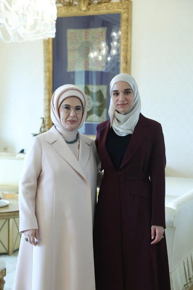 Emine Erdoğan, Suriye Cumhurbaşkanı Eşini Kabul Etti