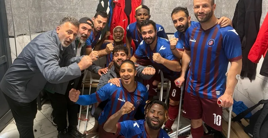 Trabzon Ampute Futbol Takımı sahasında galip