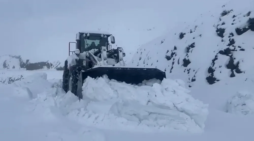 Şırnak’ta Kar Kalınlığı Yarım Metreyi Aştı