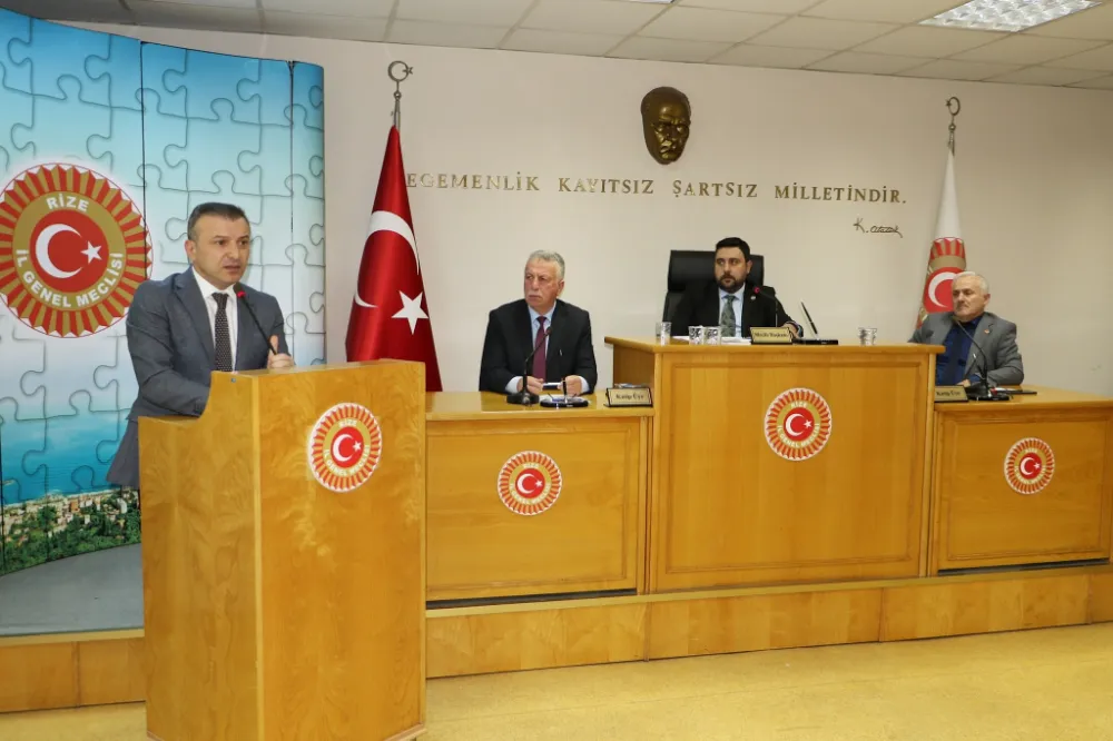 Rize İl Genel Meclisi Şubat Ayı Toplantıları Tamamlandı