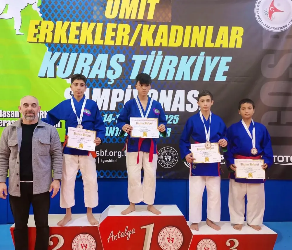Ümitler Kuraş Türkiye Şampiyonası’nda İlimizden 4 Madalya!