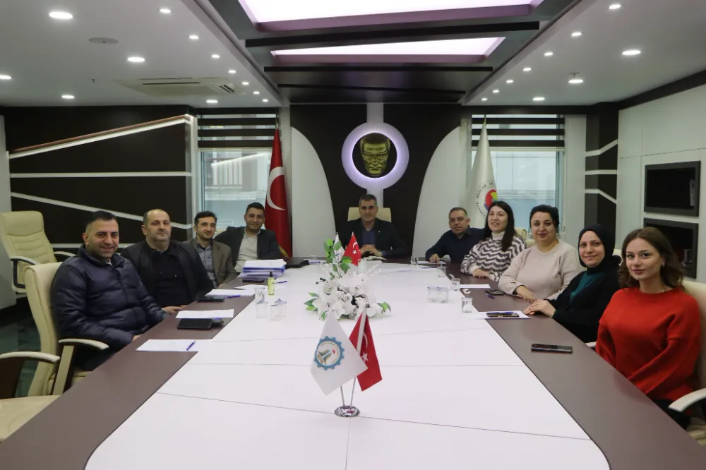 Hopa Ticaret ve Sanayi Odası Aylık Olağan Personel Toplantısını Gerçekleştirdi