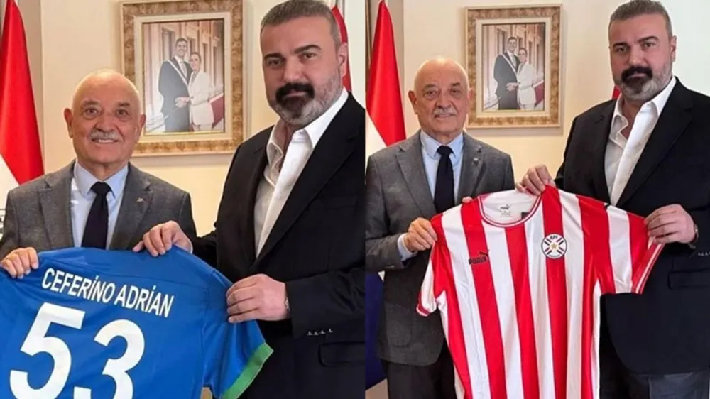 Çaykur Rizespor Başkanı’ndan Paraguay Büyükelçisine Özel Hediye