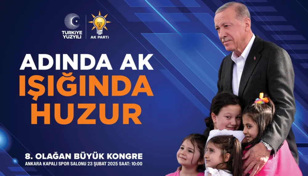 AK Parti 8. Olağan Büyük Kongresi’nde Erzurum Teşkilatı Yerini Aldı