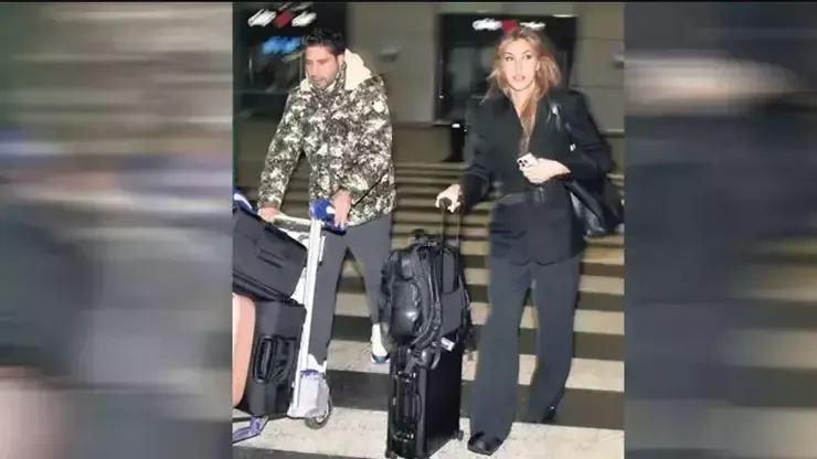 Çağla Şıkel ve Sevgilisi Havalimanında Kameralara Yansıdı!