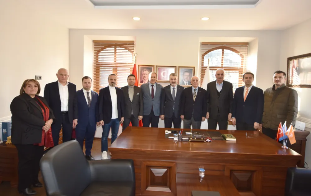 TTSO Heyeti, AK Parti İl Başkanlığına Nezaket Ziyaretinde Bulundu