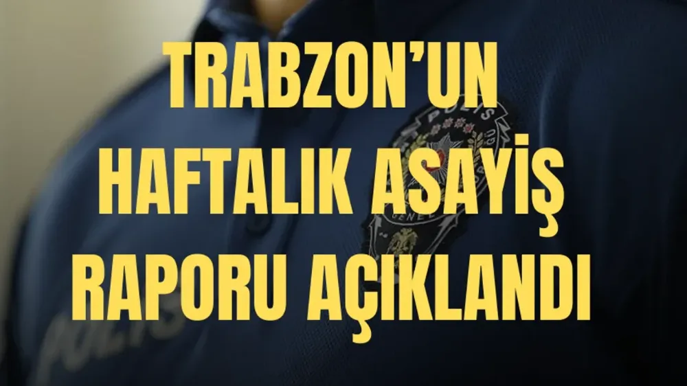 Trabzon’da Asayiş Uygulamaları Bir Haftada Yüzlerce Suç Unsuru Ele Geçirildi