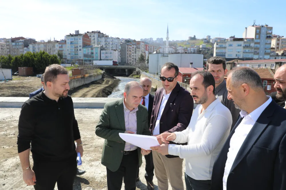 Akçaabat Belediye Başkanı Osman Nuri Ekim DSİ Yatırımlarını Yerinde İnceledi