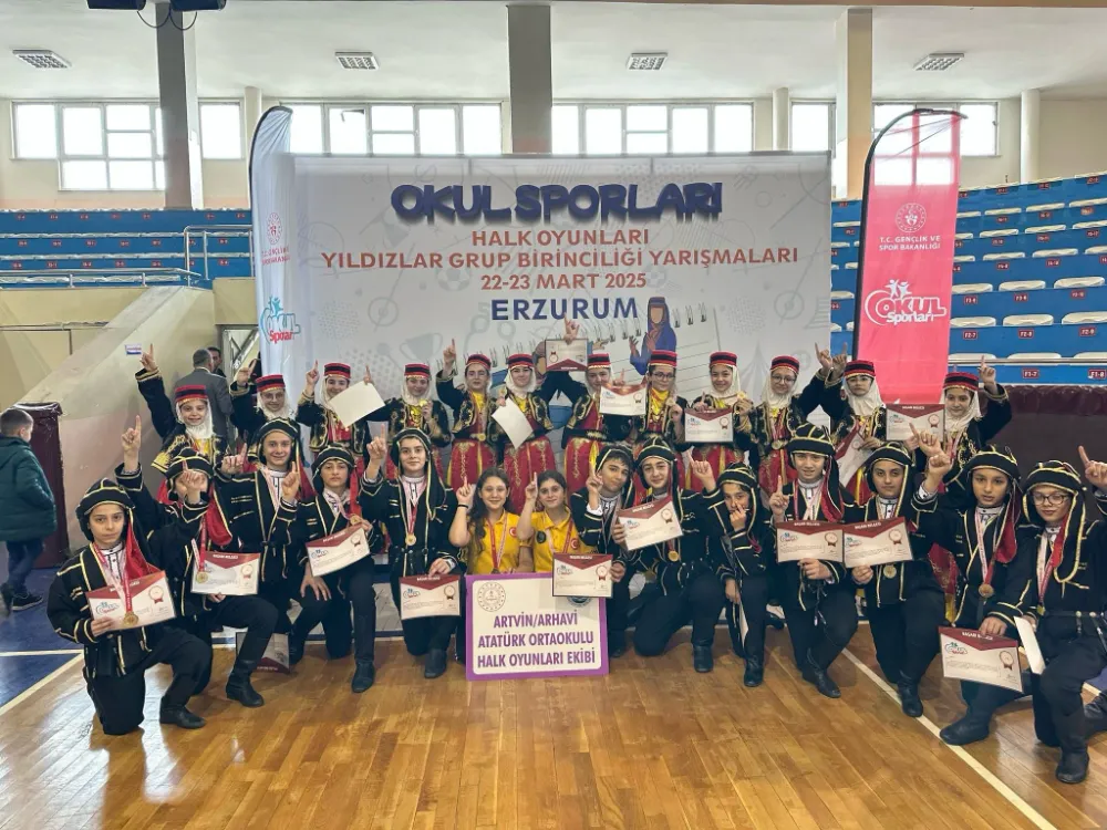 Arhavi Atatürk Ortaokulu, Türkiye Finallerine Katılma Şansı Elde Etti