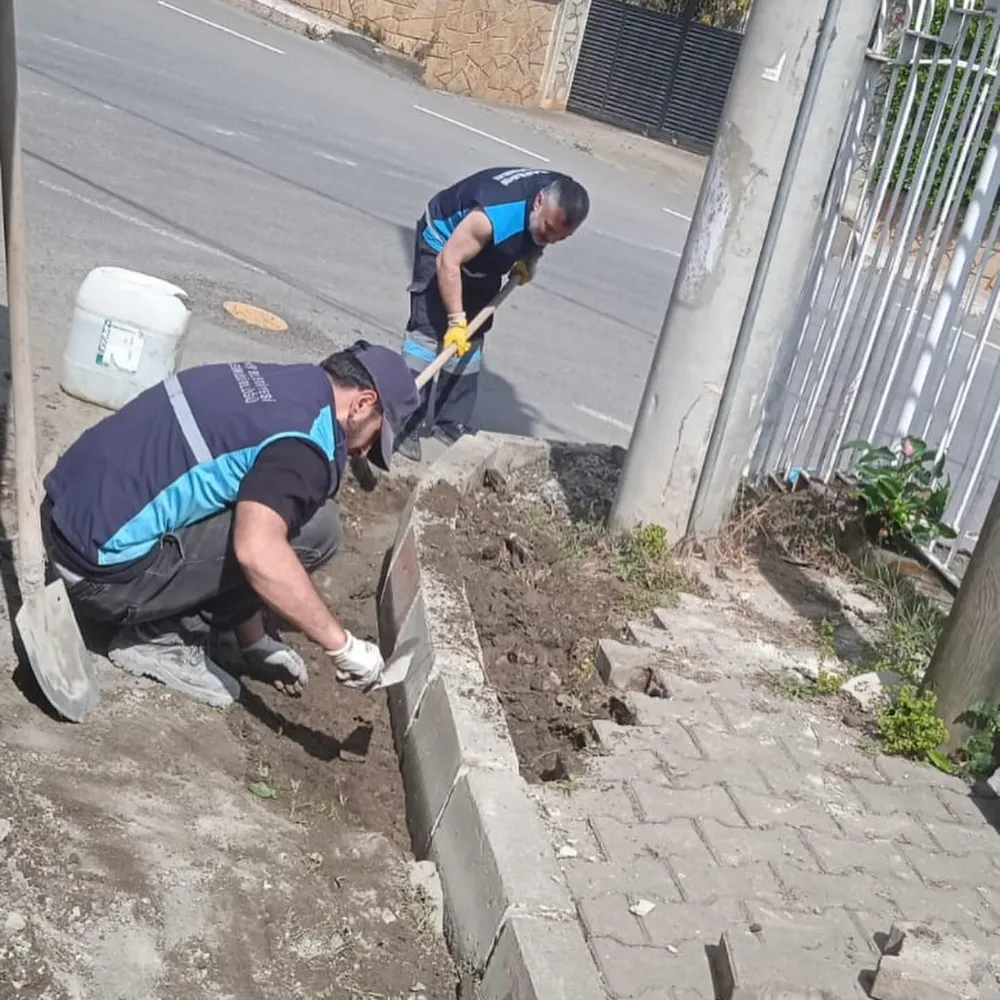 Ortahisar Belediyesinden Yol Çökmelerine Karşı Çalışmalar Devam Ediyor