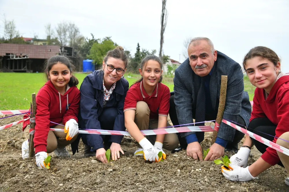 Çocuklara tarımı sevdirecek proje, Akyazı’da başladı