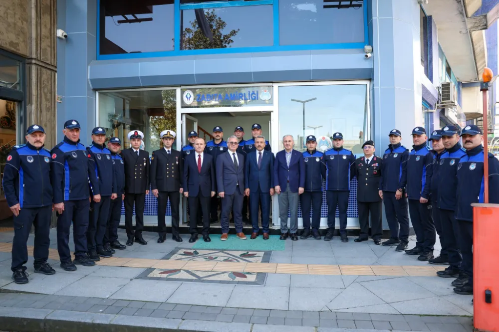 Rize Valisi ve Yetkililer,Bayram Coşkusunu Görevdeki Kahramanlarla Paylaştı