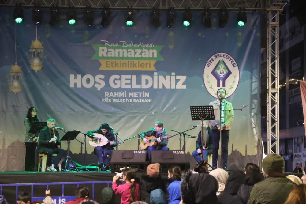 Rize Belediyesi Ramazan Etkinlikleri Rize Meydanı’nda Başladı