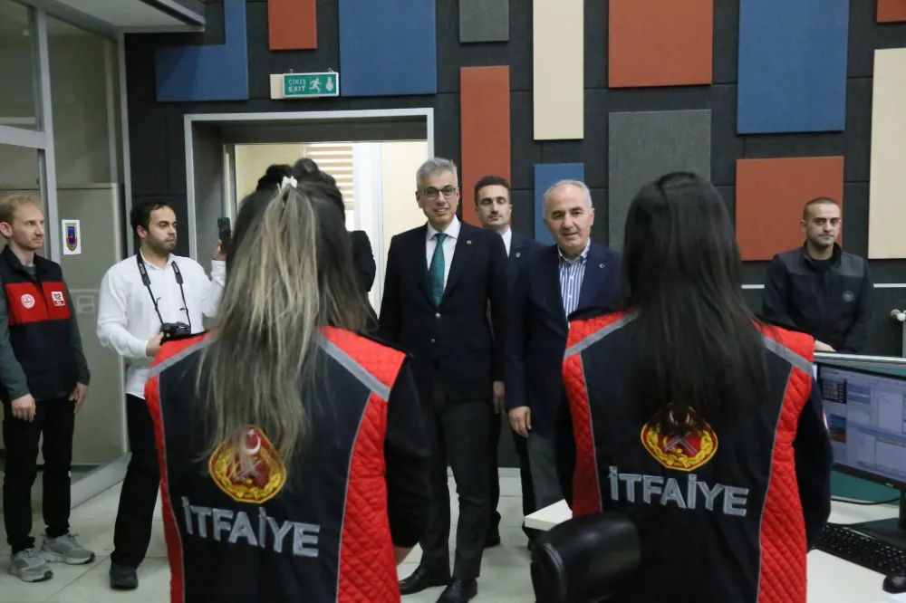RİZE’DE ZABITAYA, HASTALARA, EMNİYET GÜÇLERİNE VE İFFAİYECİLERE BAYRAM ZİYARETİ