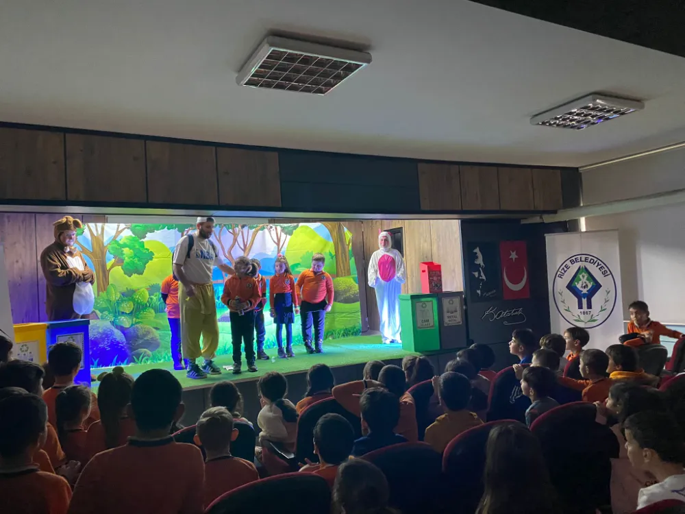 Rize Belediyesinden İlkokullara Yönelik Sıfır Atık Etkinlikleri