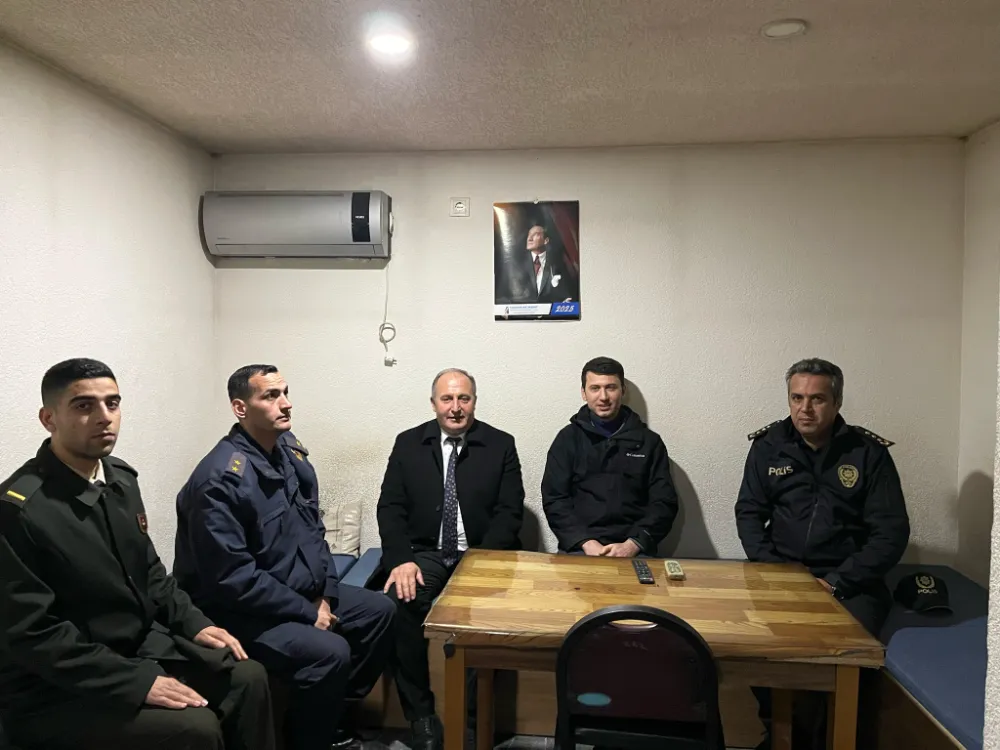 Arhavi Kaymakamı ve Belediye Başkanı Polis Uygulama Noktası’nı Ziyaret Etti