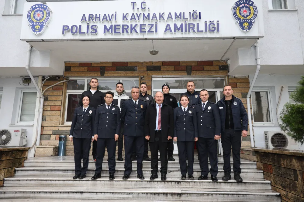 Arhavi Belediye Başkanı Turgay Ataselim’den Polis Haftası Ziyareti