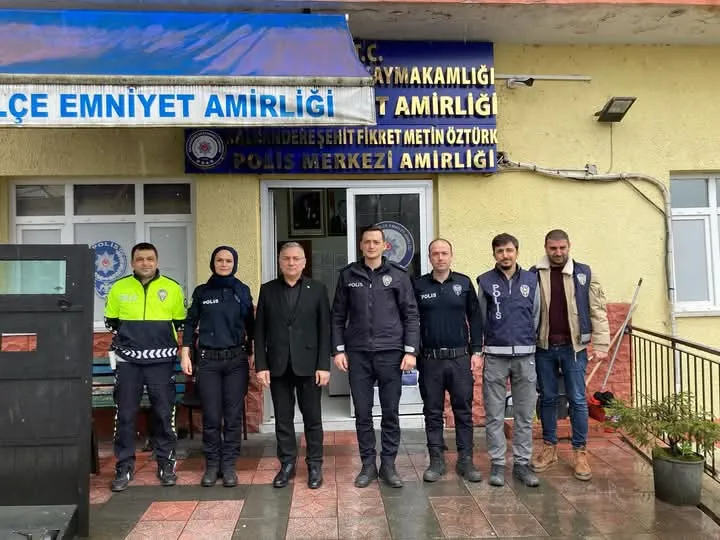 Kalkandere Belediye Başkanı Yılmaz’dan Polis Haftası Ziyareti