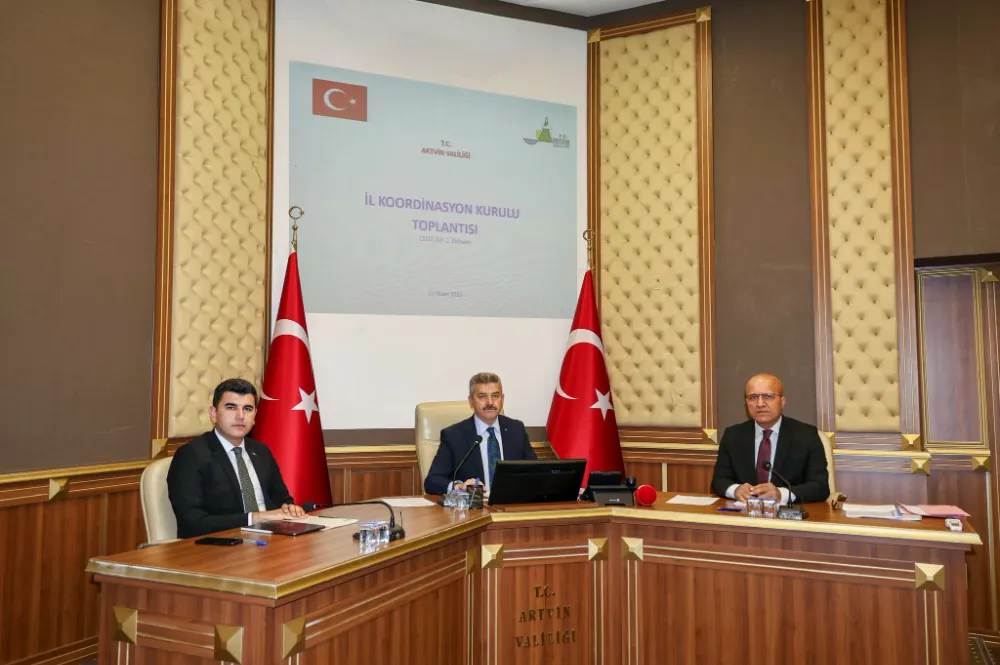 Artvin Valiliği 2025 Yılı 2. Dönem İl Koordinasyon Kurulu Toplantısı Gerçekleştirildi