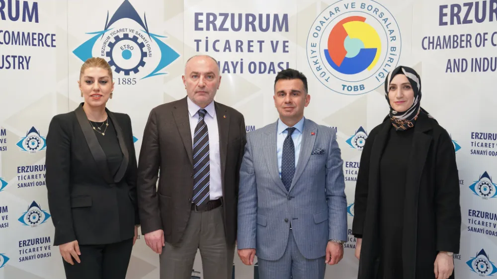 Erzurum Aile ve Sosyal Hizmetler İl Müdürü Hasan Aykut’tan ETSO’ya Ziyaret