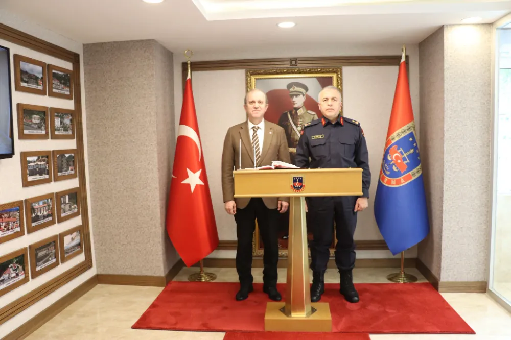 Prof. Dr. ÇUVALCI, Kamu Kurumları İş Birliğini Güçlendirme Amacıyla Jandarma Komutanını Ziyaret Etti