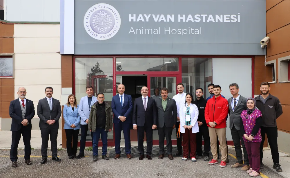 Milletvekili Abdurrahim Fırat’tan Atatürk Üniversitesi Hayvan Hastanesine Ziyaret