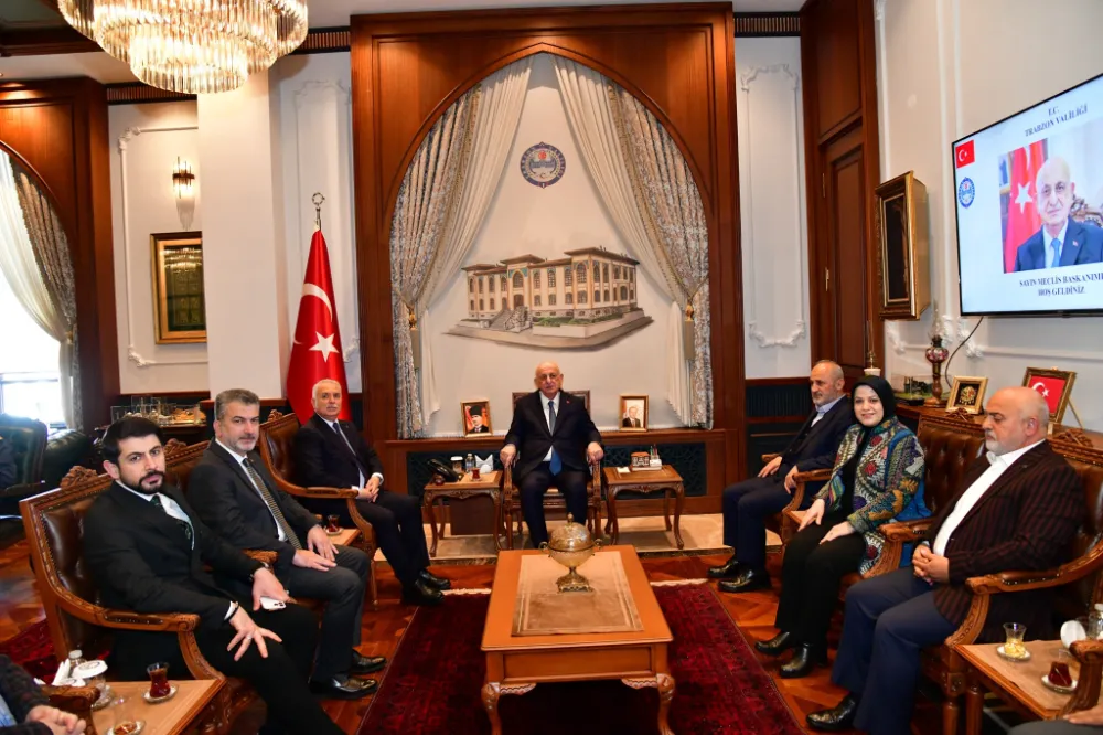 TBMM 27. Dönem Başkanı İsmail Kahraman Trabzon Valiliğini Ziyaret Etti