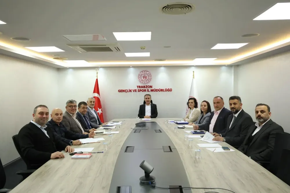 Trabzon Gençlik ve Spor İl Müdürlüğü’nde Koordinasyon ve İstişare Toplantısı Gerçekleştirildi