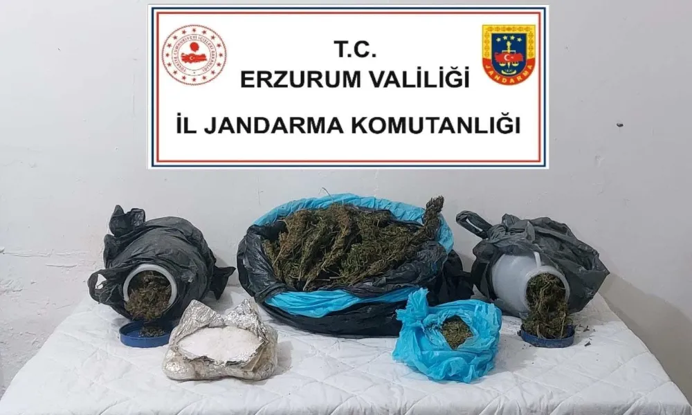 Erzurum İl Jandarma Komutanlığından Narkotik Suçlarla Mücadele Açıklaması