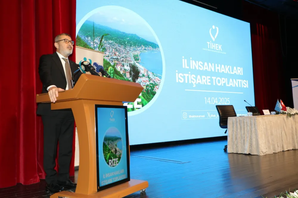 Rize İl Genel Meclisi Başkanı Ali İmran Büyük, İnsan Hakları İstişare Toplantısına Katıldı
