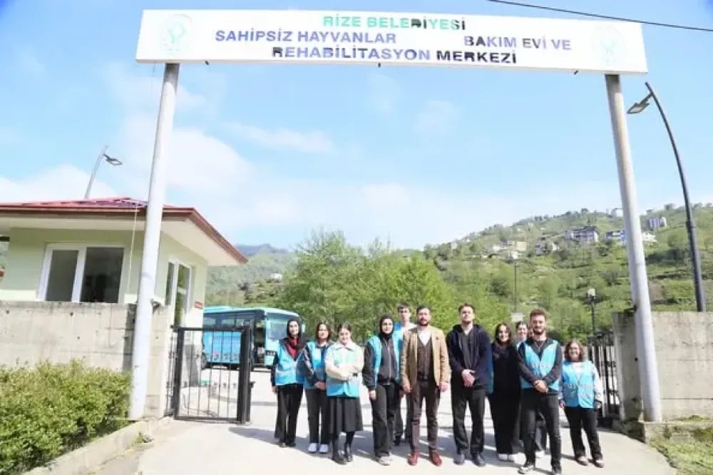RİBEGEM Gençleri, Sokak Hayvanları için Rehabilitasyon Merkezini Ziyaret Etti