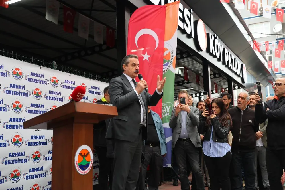 Arhavi’de Köy Pazarı Açılışı Gerçekleşti