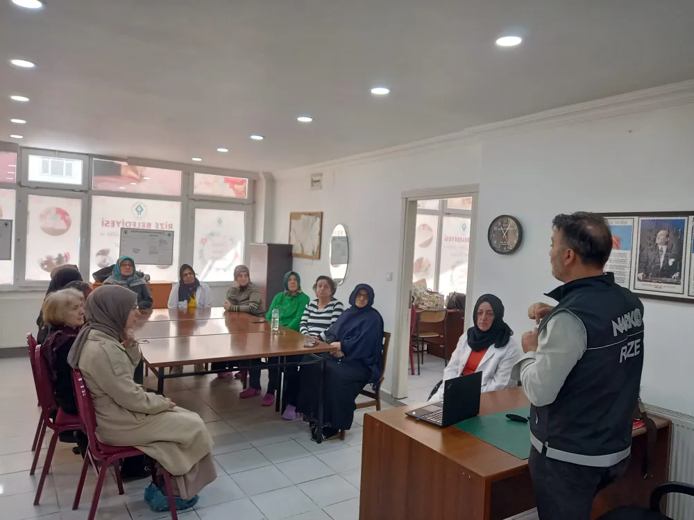 Rize Belediyesi Kadın Koordinasyon Merkezi’nde Madde Bağımlılığına Karşı Bilinçlendirme Eğitimi  
